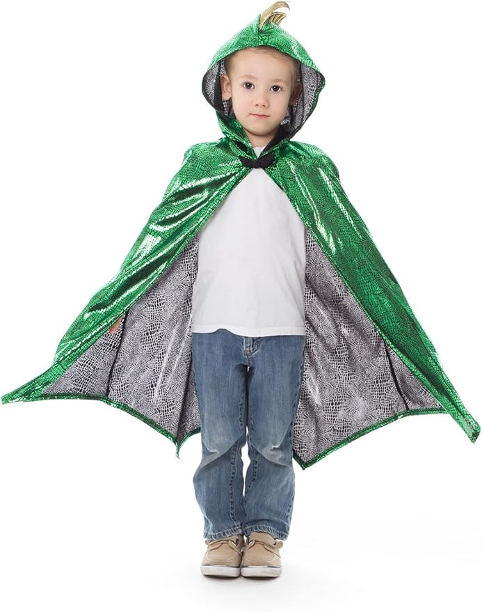 Little Adventures Deluxe Childrens Dragon Cloak Cape Age 3-8 | Amazon (US)