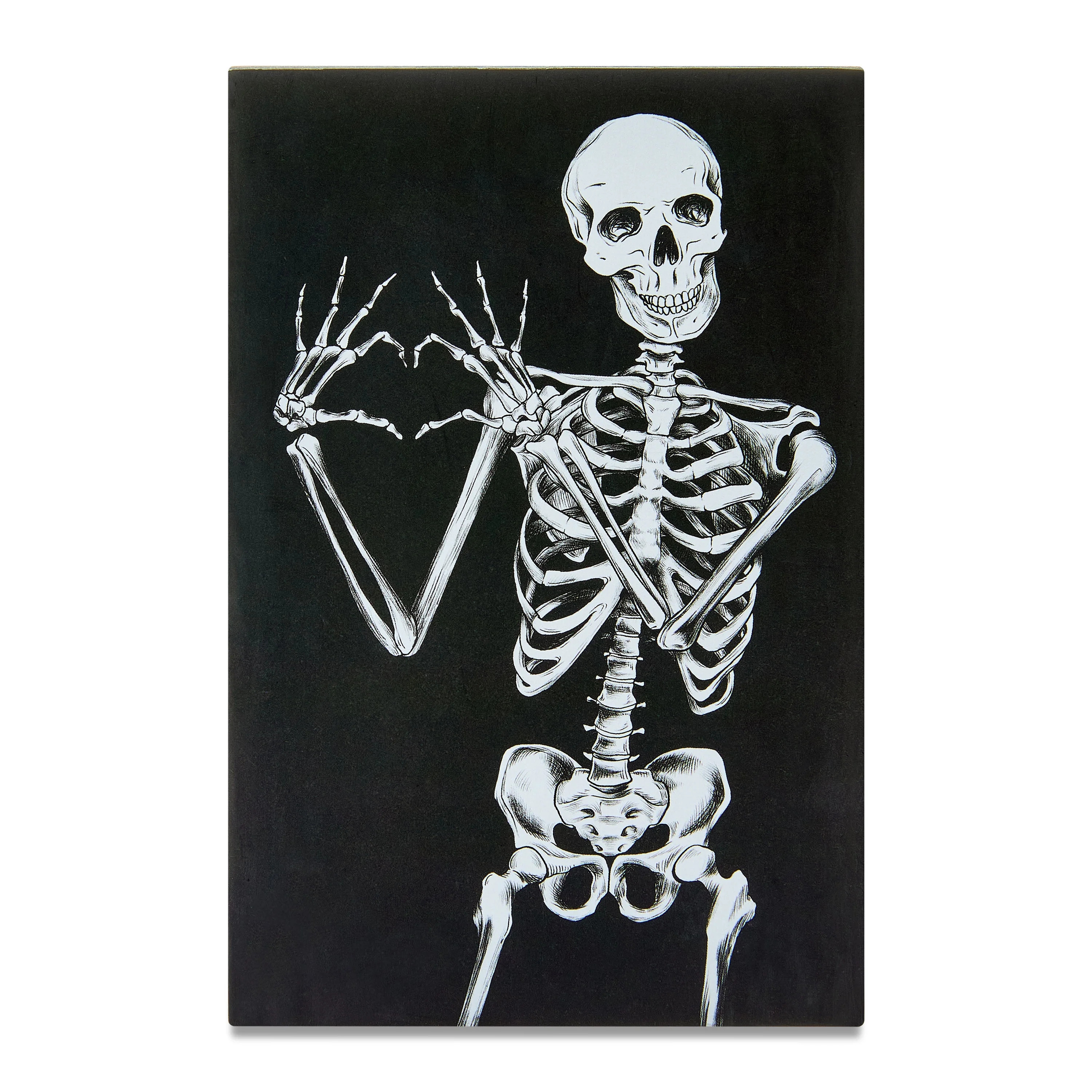 Skeleton Heart Hands Tabletop Decor, Black & White, 4" x 6", Halloween by Way To Celebrate | Walmart (US)