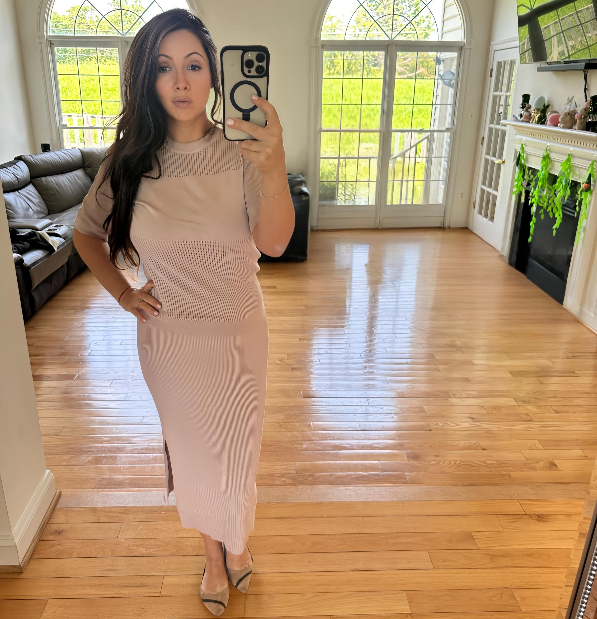 Ignores the tired look of new mom, and instead concentrate on this super cute summer sweater set from Amazon! I am obsessed I been wanting on since last year and finally found one that fits even my postpartum body well! 

#LTKSeasonal #LTKFindsUnder50 #LTKMidsize