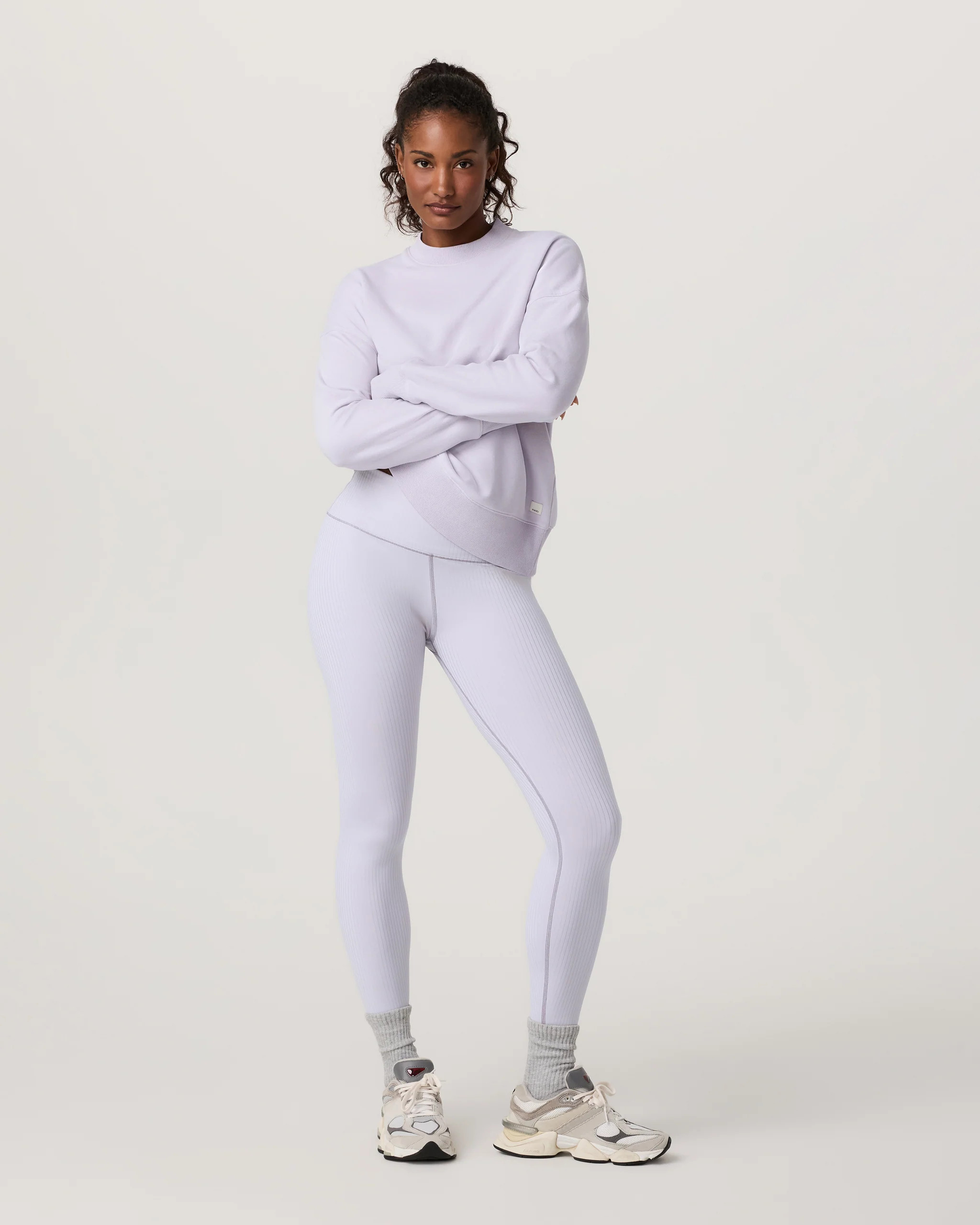 Sedona Weekender Crew | Women's Lavender Ice Pullover | Vuori | Vuori Clothing (US & Canada)