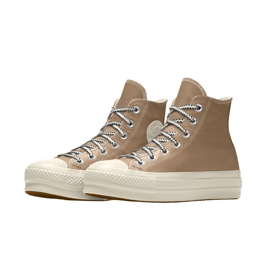 Custom Chuck Taylor All Star Lift Platform Leather By You | Converse (US)