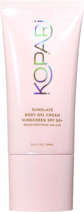 Kopari Sunglaze Body Gel Cream Sunscreen SPF 50+ | Broad-Spectrum Body Sunscreen with Hyaluronic Acid & Coconut Oil | Lightweight, Non-Greasy, Glowing Finish | Amazon (US)