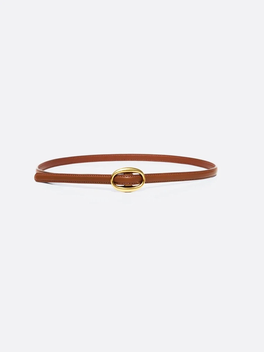 Women's Chelsea Suede Belt in Coffee | Brochu Walker | Brochu Walker