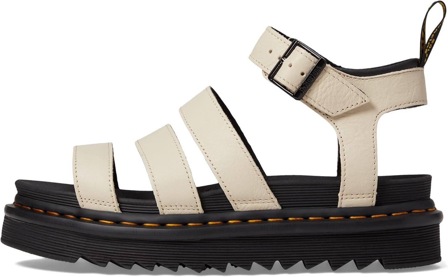 DR. MARTENS Women's Sandals, Parchment Beige Pisa, 9.5 | Amazon (US)