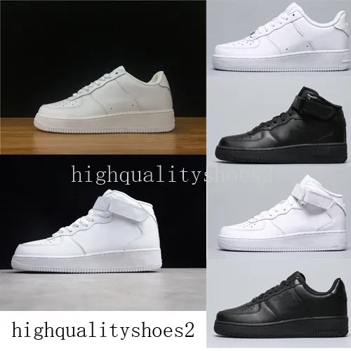 Running Shoes Classical All White Black Gray Low High Cut Men & Women Sports Sneakers One Skate S... | DHGate