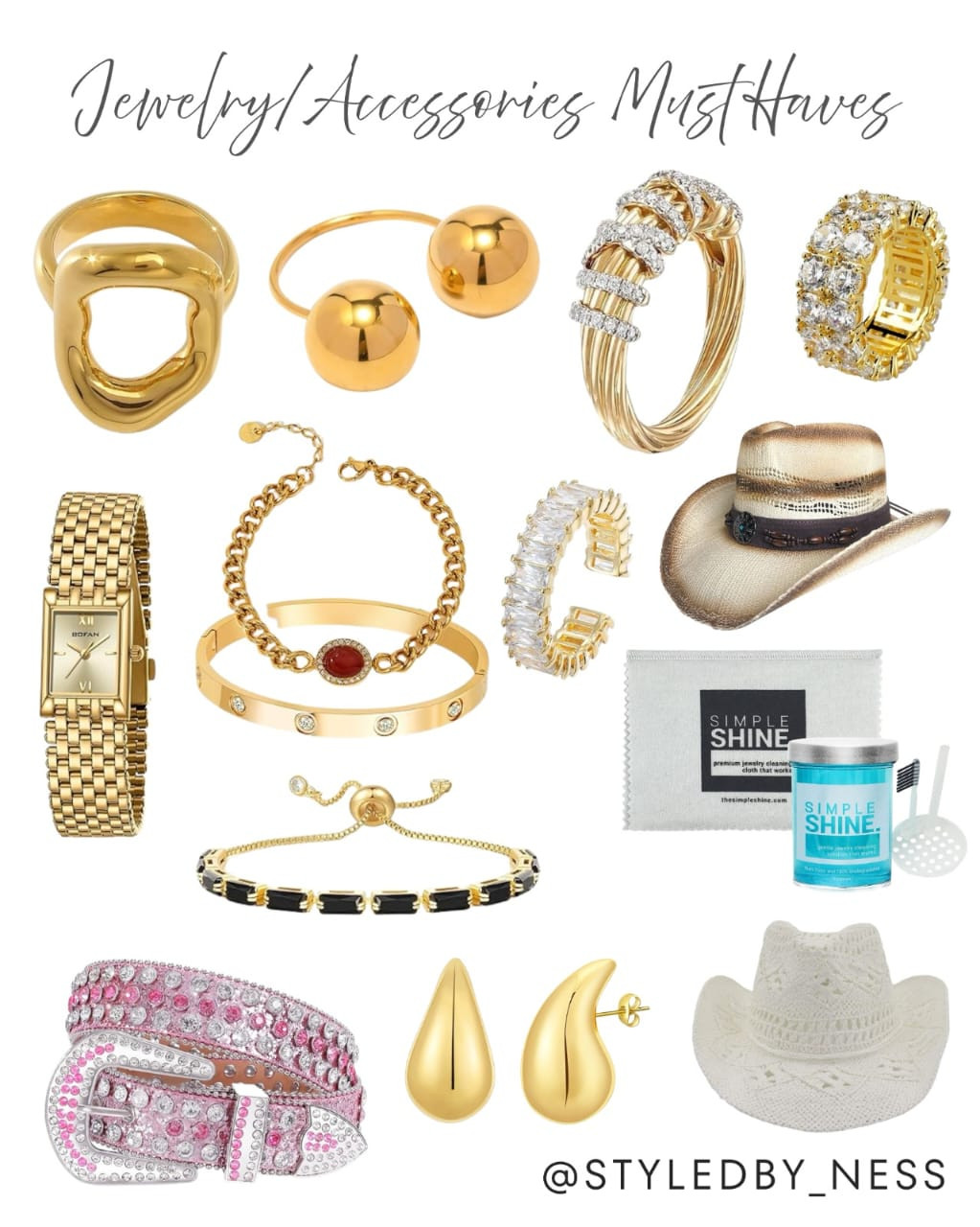 Loving these chic accessories and jewelry pieces! Perfect for any outfit. #accessories #jewelrylove
 

 #LTKActive #LTKU #LTKSaleAlert
