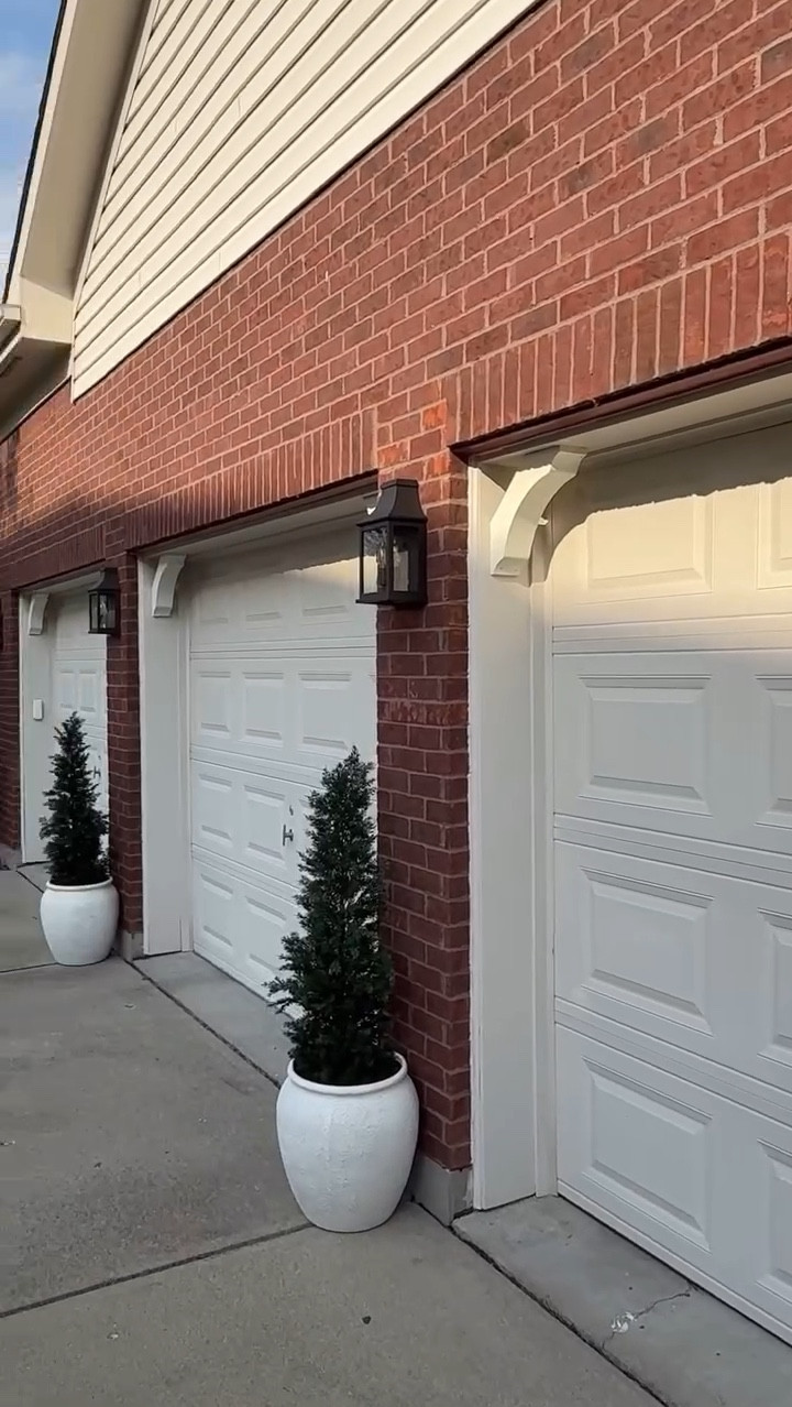 I did have a little sticker shock from the electrician’s bill to add conduit and wiring to make this look happen, but I’m not mad. It was worth it. And now the kids have more light to play basketball at night. Comment below and I’ll send you the link to the new lights 💡

#Lowespartner #lowesfinds #coachlights #garage #homeexteriordesign #timelessdesign

#LTKHome #LTKSeasonal #LTKFindsUnder100