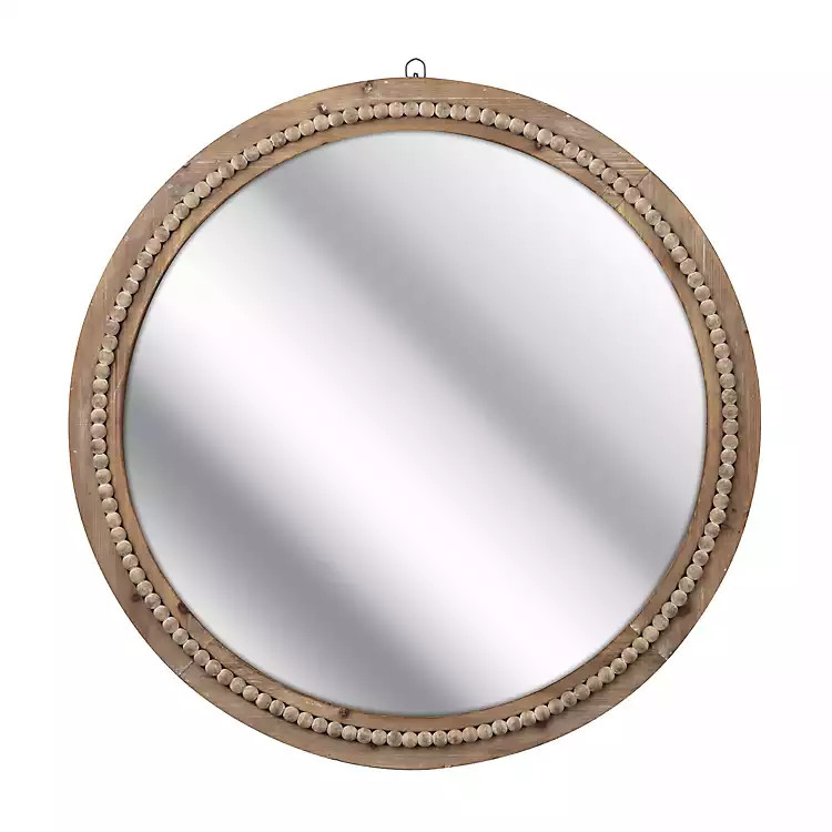 Round Beaded Mirror | Kirkland's Home