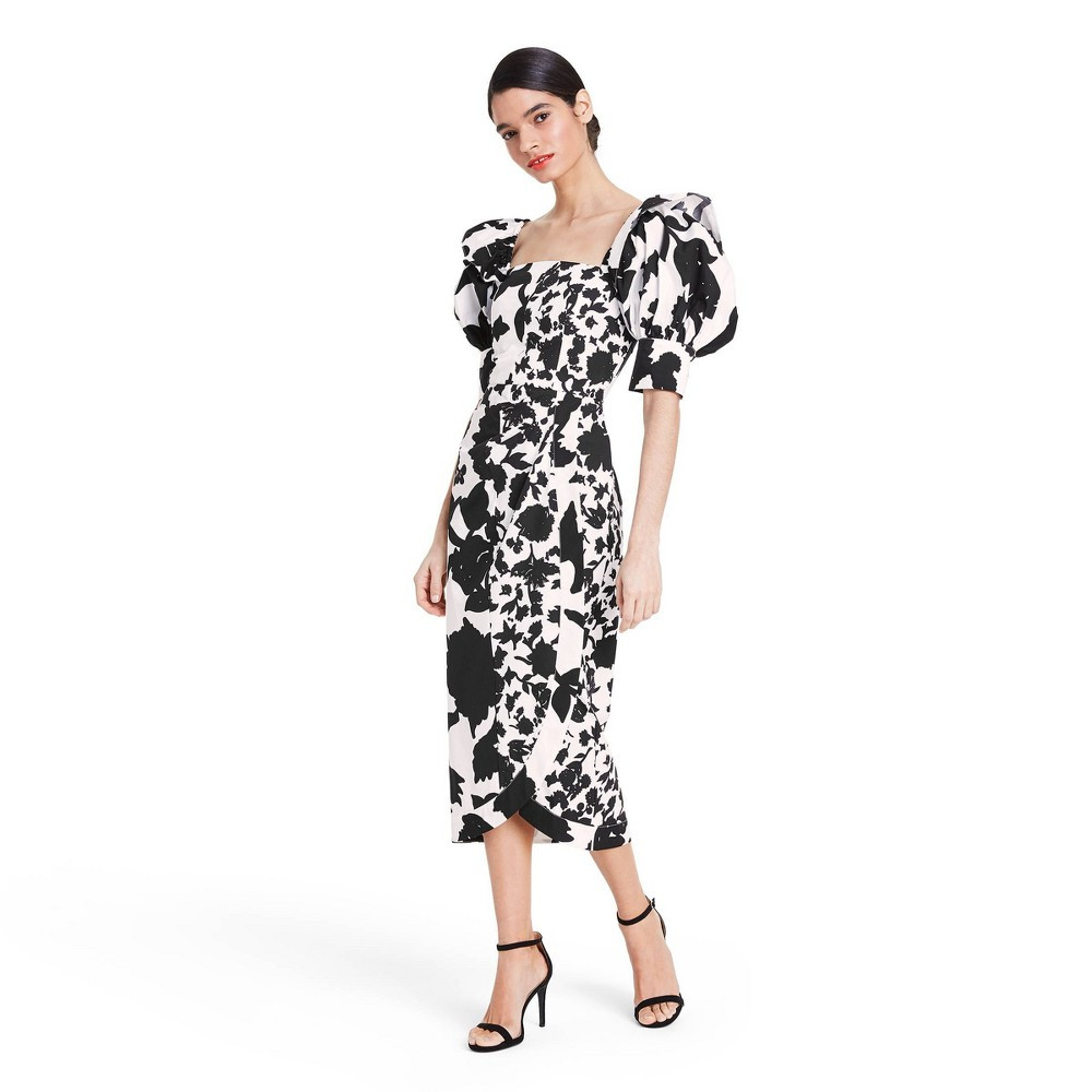 Floral Puff Sleeve Faux Wrap Dress - Christopher John Rogers for Target | Target