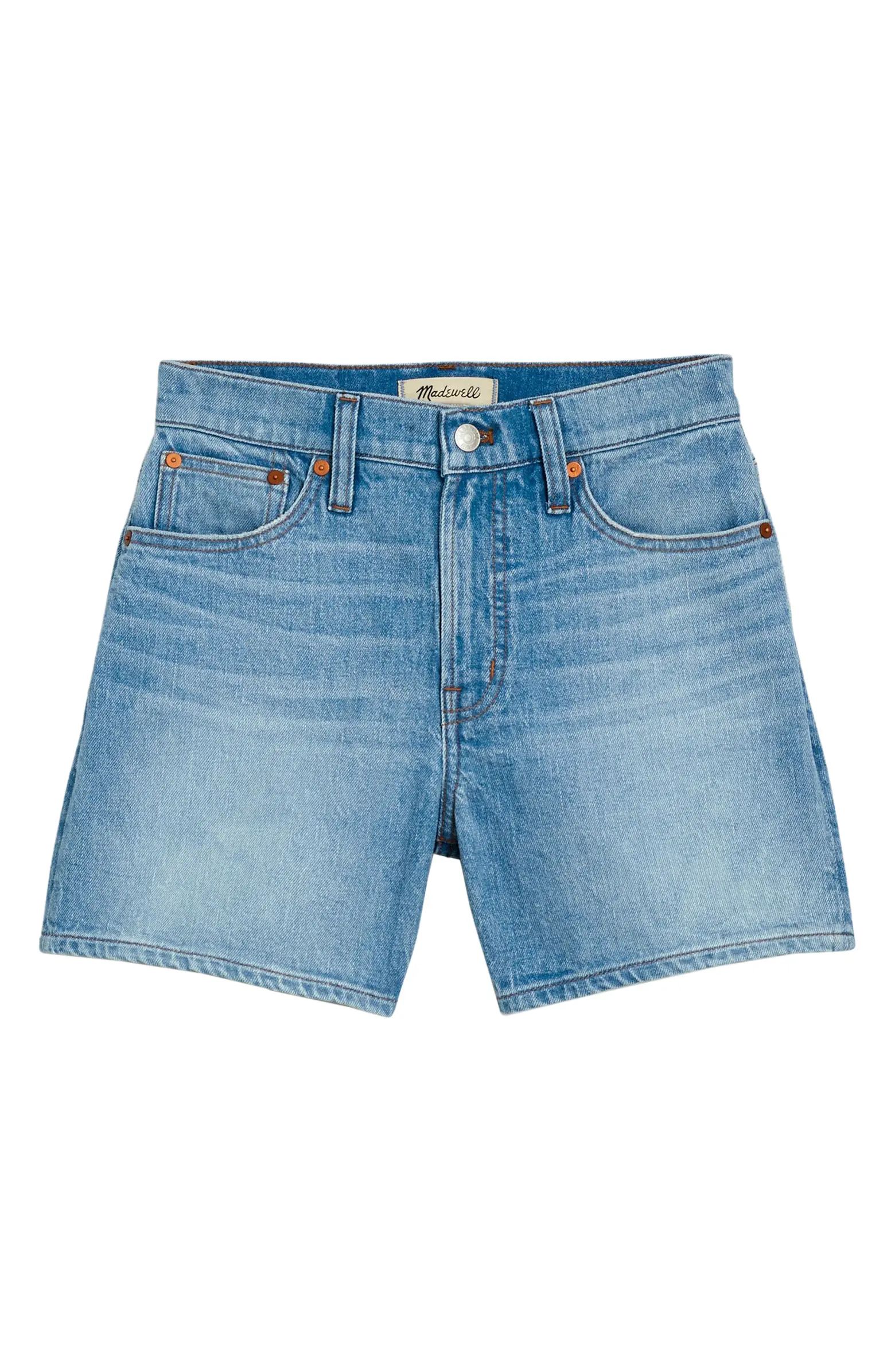 The Perfect Vintage High Waist Mid Length Denim Shorts | Nordstrom