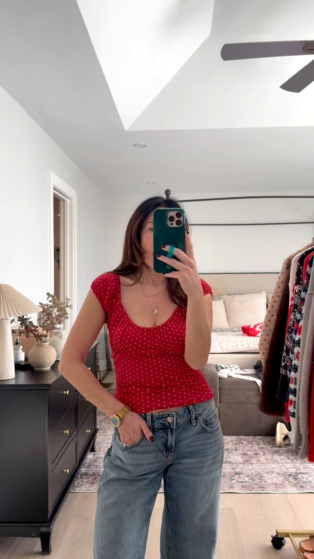 Comes in other colors. Maybe it’s the polka dot that’s giving that vibe. Wearing XS 

#LTKFindsUnder50 #LTKSeasonal #LTKPetite