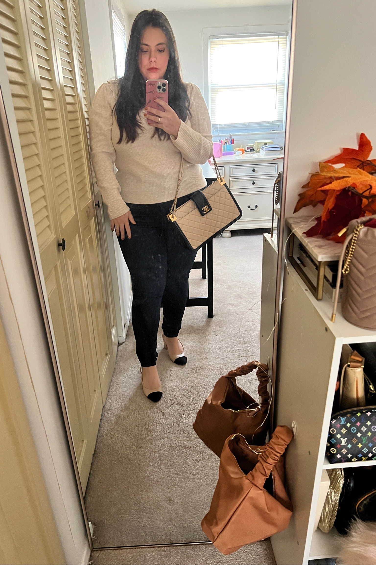 Loveshackfancy sweater, good american jeans, marc fisher shoes and chanel bag 

#LTKSeasonal #LTKcurves #LTKshoecrush