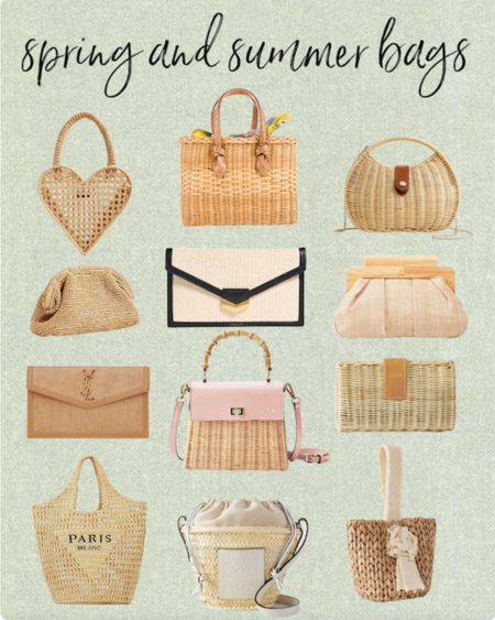 Cutest wicker and woven bags for spring and summer 

#LTKsalealert #LTKstyletip #LTKitbag