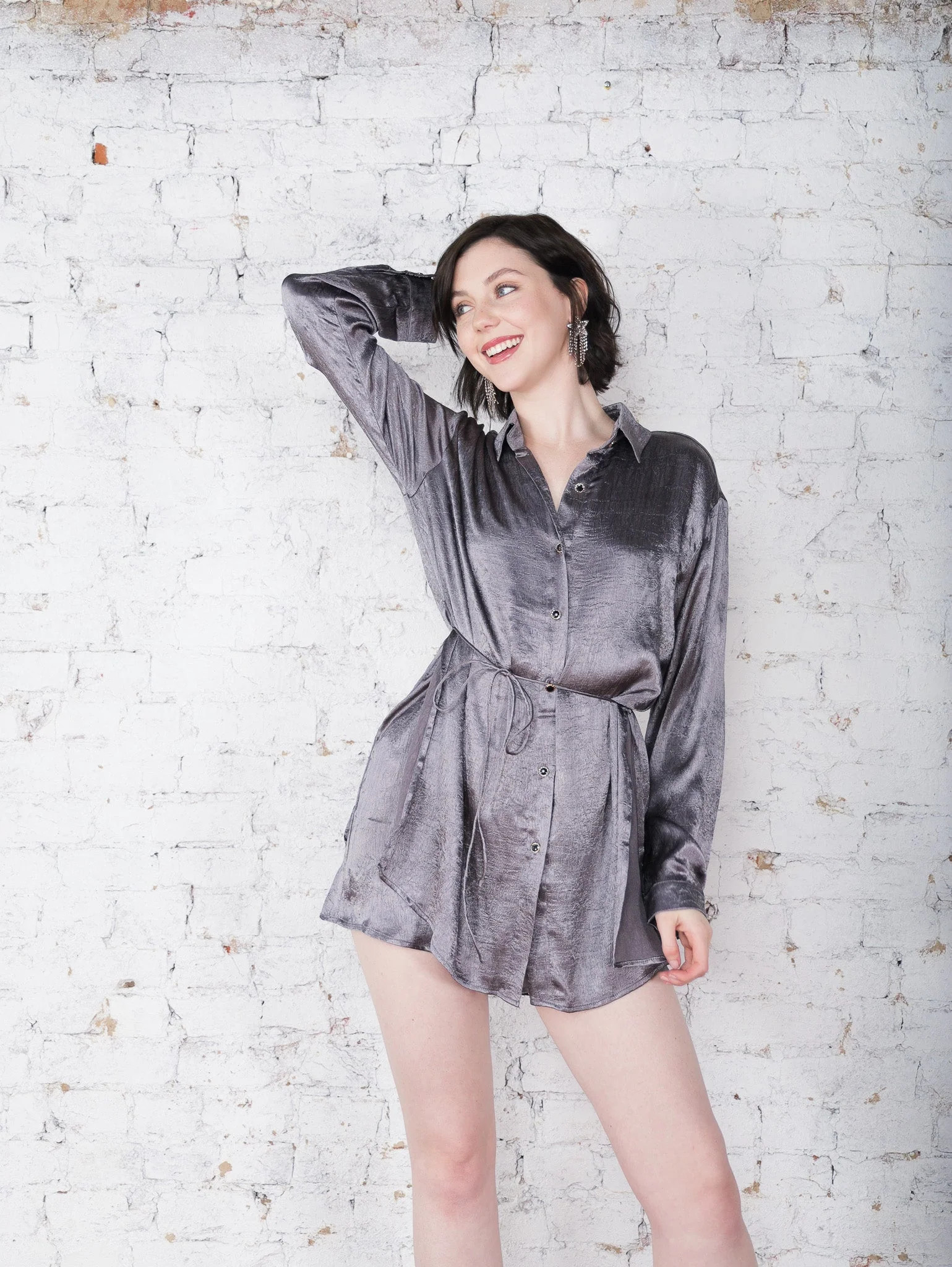 Joya Button Down Romper - Molly Green | Molly Green