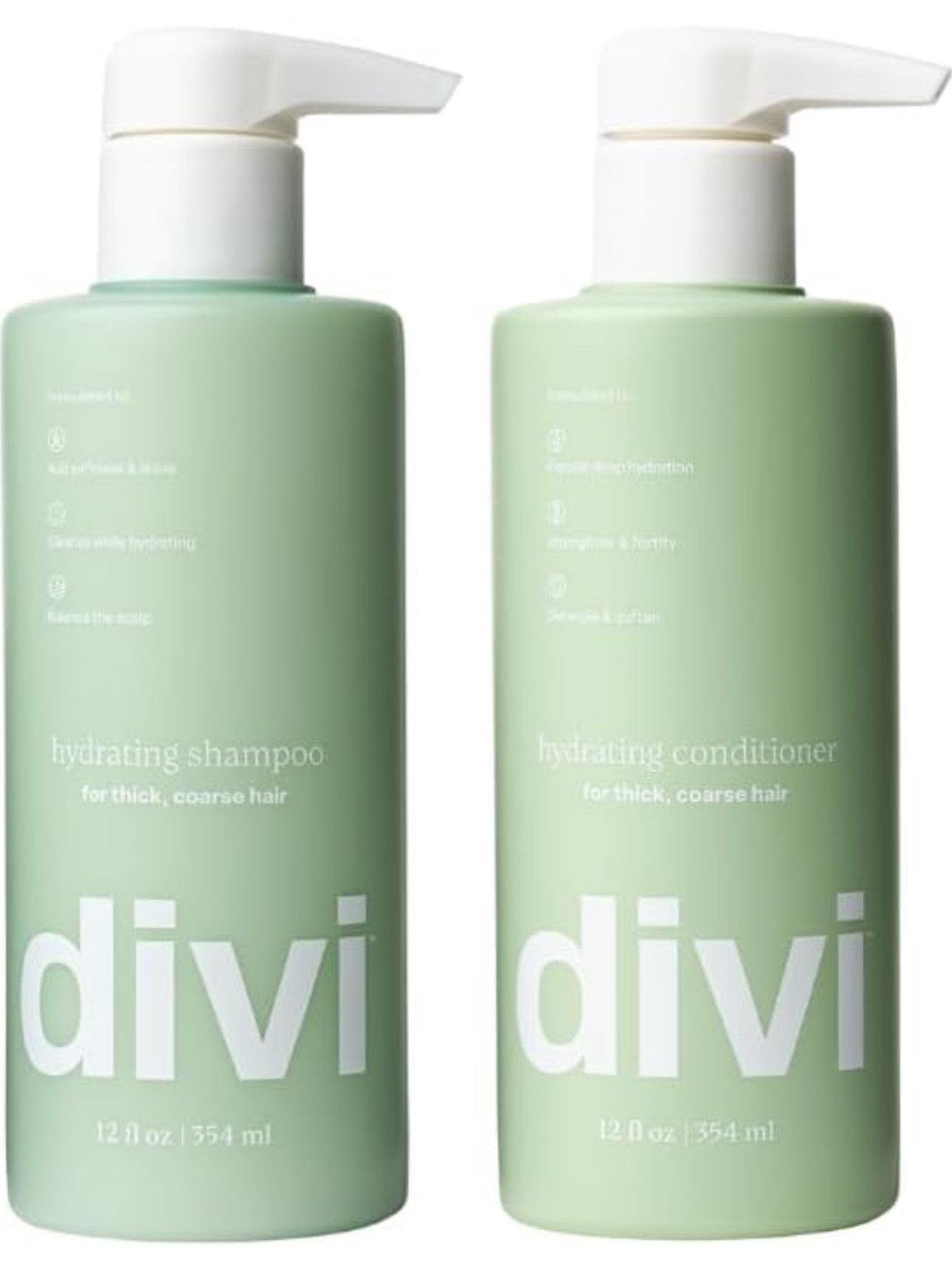15% off promo code 🎉

Divi Shampoo and Conditioner Set for Women and Men - Hair Care Duo for All Hair Types, Adds Volume, Lift, and Bounce, Strengthens and Nourishes Hair - Full Size, 2 x 12 Fl Oz

#LTKBeauty #LTKSaleAlert