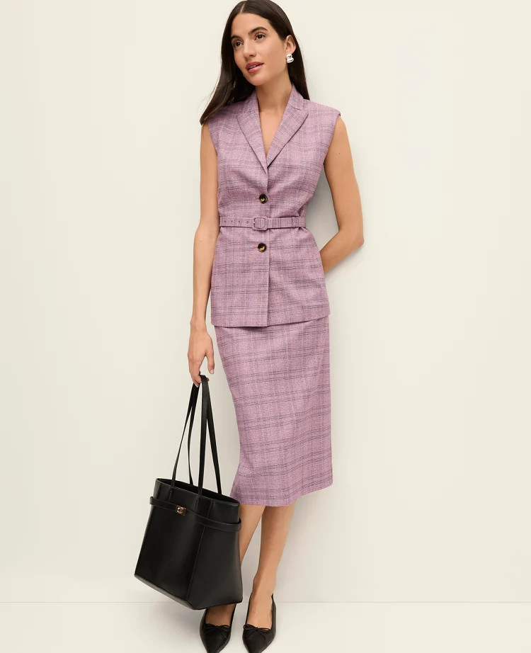 The Pencil Skirt in Plaid | Ann Taylor