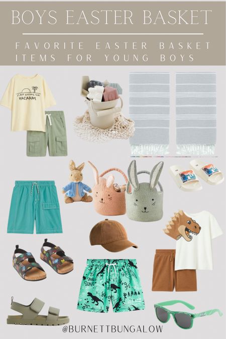 My favorite Easter basket ideas for young boys. I gravitated towards spring break items, boys swimsuits, vacation outfits and warmer weather, gearing up for the spring season.  

• #boys #easterbasket #toddlerboy #youngboy #boyoutfit #boysswimsuit #amazon #h&m #walmart #boyssummer #beachtoys #boyssunglasses #personalizedgift #kidseasterbasket #easter #springbreak #summer


#LTKfamily #LTKkids #LTKSeasonal