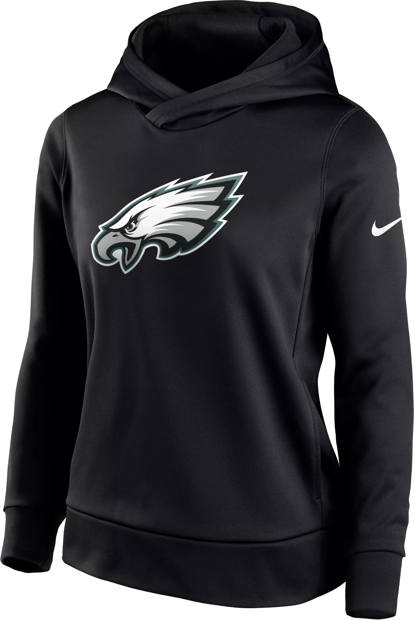 Nike Women's Philadelphia Eagles Logo Therma-FIT Black Hoodie | Dick's Sporting Goods