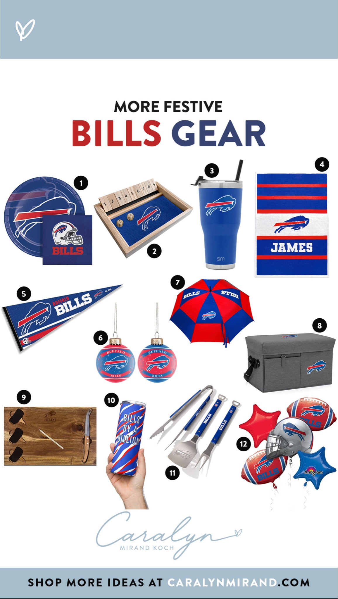 More Bills gear! Or shop your NFL team. Great gifts for the holidays! 

#LTKSeasonal #LTKcurves #LTKfamily