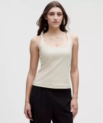 Slim-Fit Stretch Cotton Tank Top | lululemon (AU)