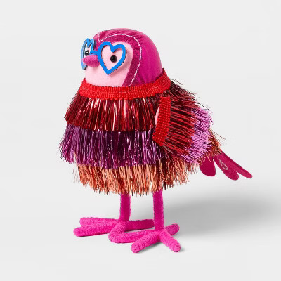 Featherly Friends™ Valentine's Day 'Tinzel' Tinsel Bird - Spritz™ | Target