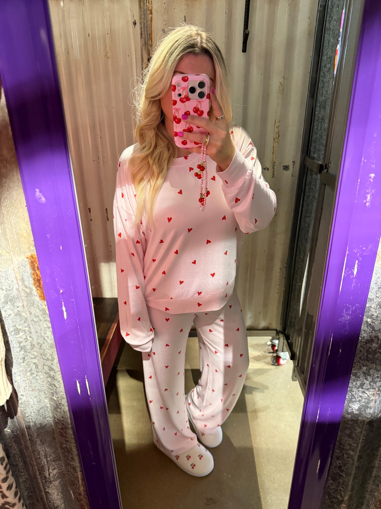 New Valentine’s Day set
M top
Small bottoms


#LTKValentine #LTKootd