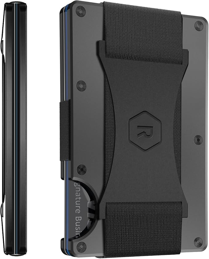 Ridge Wallet for Men - Slim Minimalist Compact Wallet and Card Holder, RFID Protected Front Pocke... | Amazon (US)