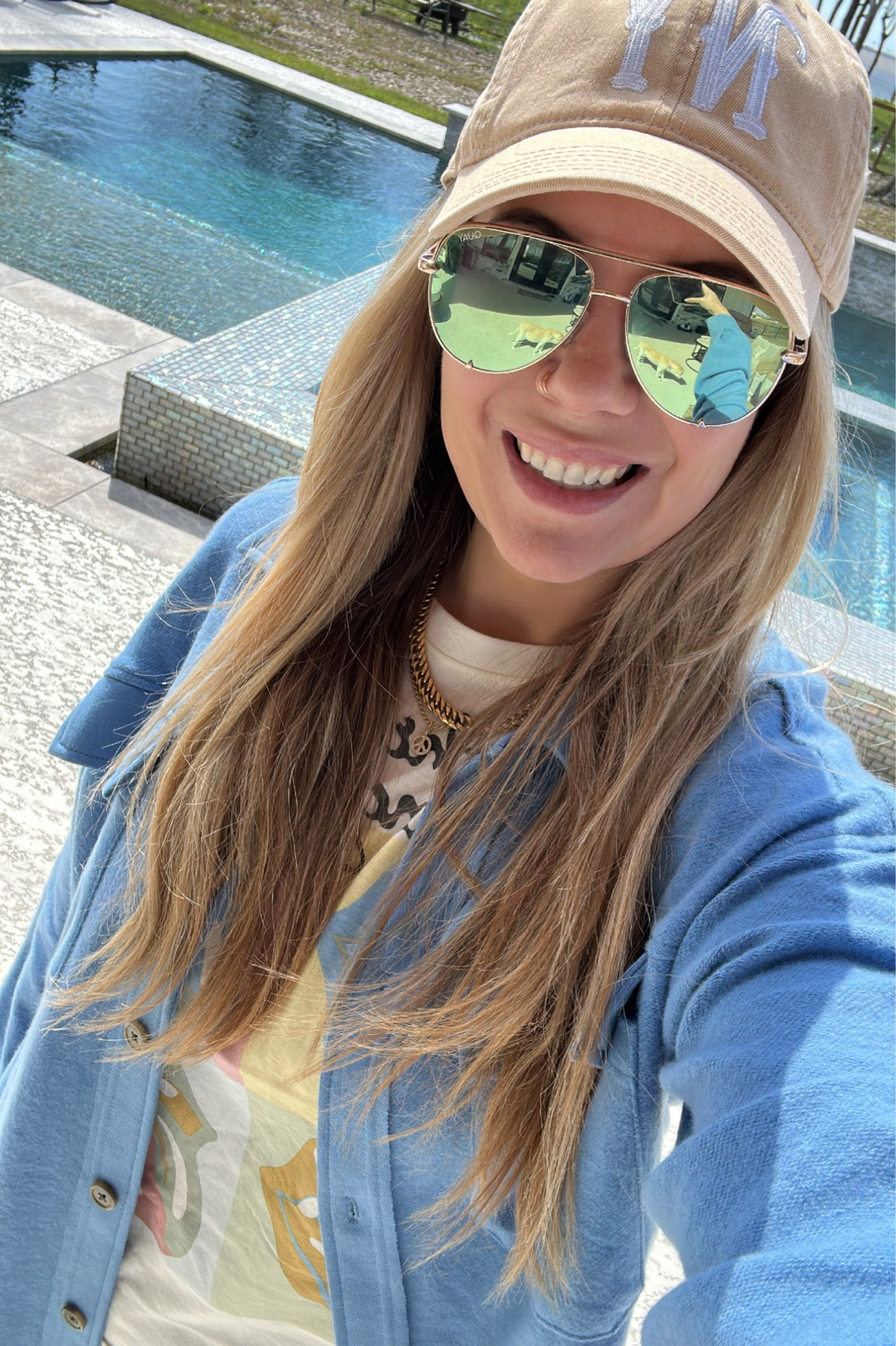 Obsessed with this pretty blue fleece shacket from Walmart! Wearing my usual large and it fits but you might size up for more of a baggy oversized free people look. 

#LTKSeasonal #LTKFind #LTKunder50