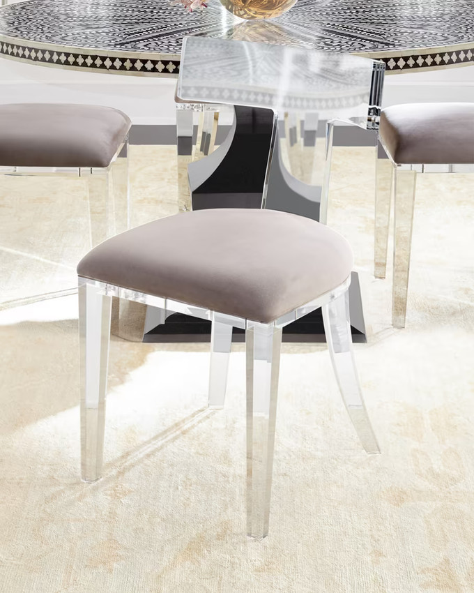Click for more info about Tristan Acrylic Klismos Chair
