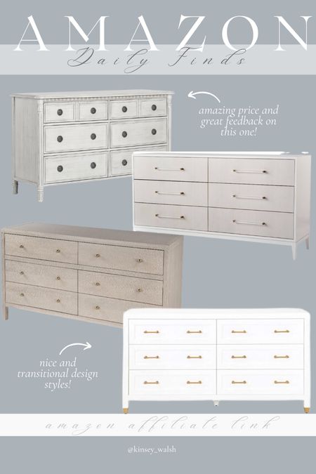 Chest of drawers, dressers, Amazon dressers, Amazon, chests for every price point, affordable, dresser, affordable, chest, wood, dresser, wood, chest transitional style, traditional style, furniture, affordable, furniture, Amazon, furniture, Amazon home

#LTKHome #LTKStyleTip