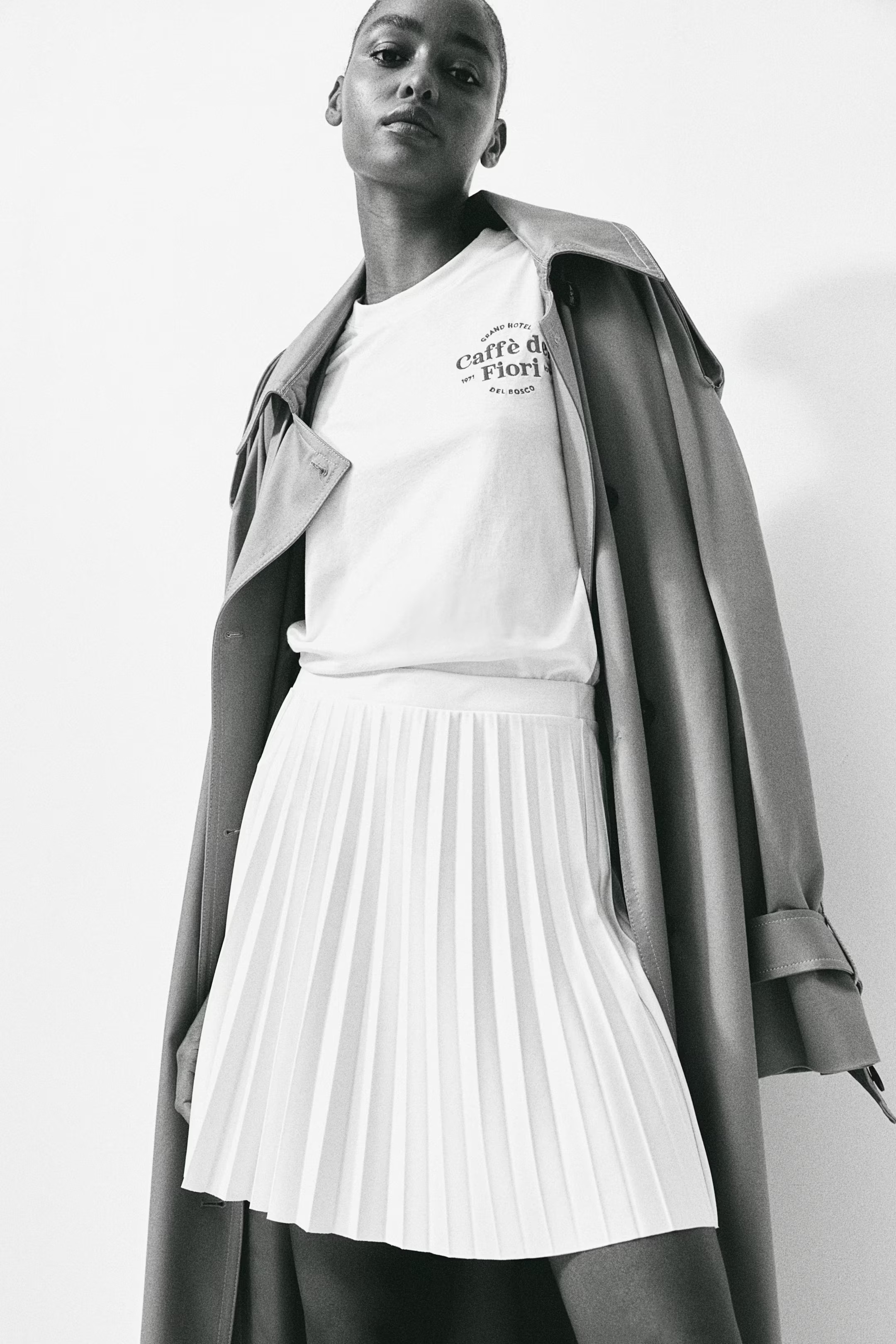 Pleated Jersey Skirt | H&M (US + CA)