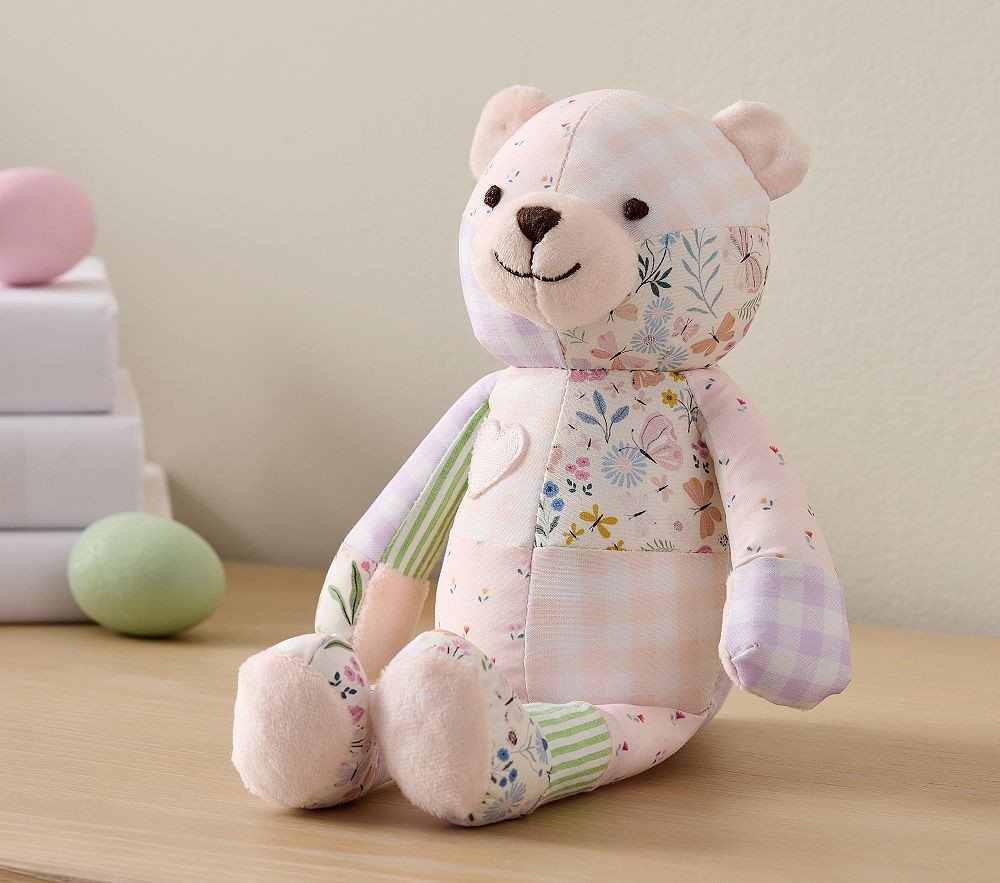 Patchwork Bear Plush | Pottery Barn Kids