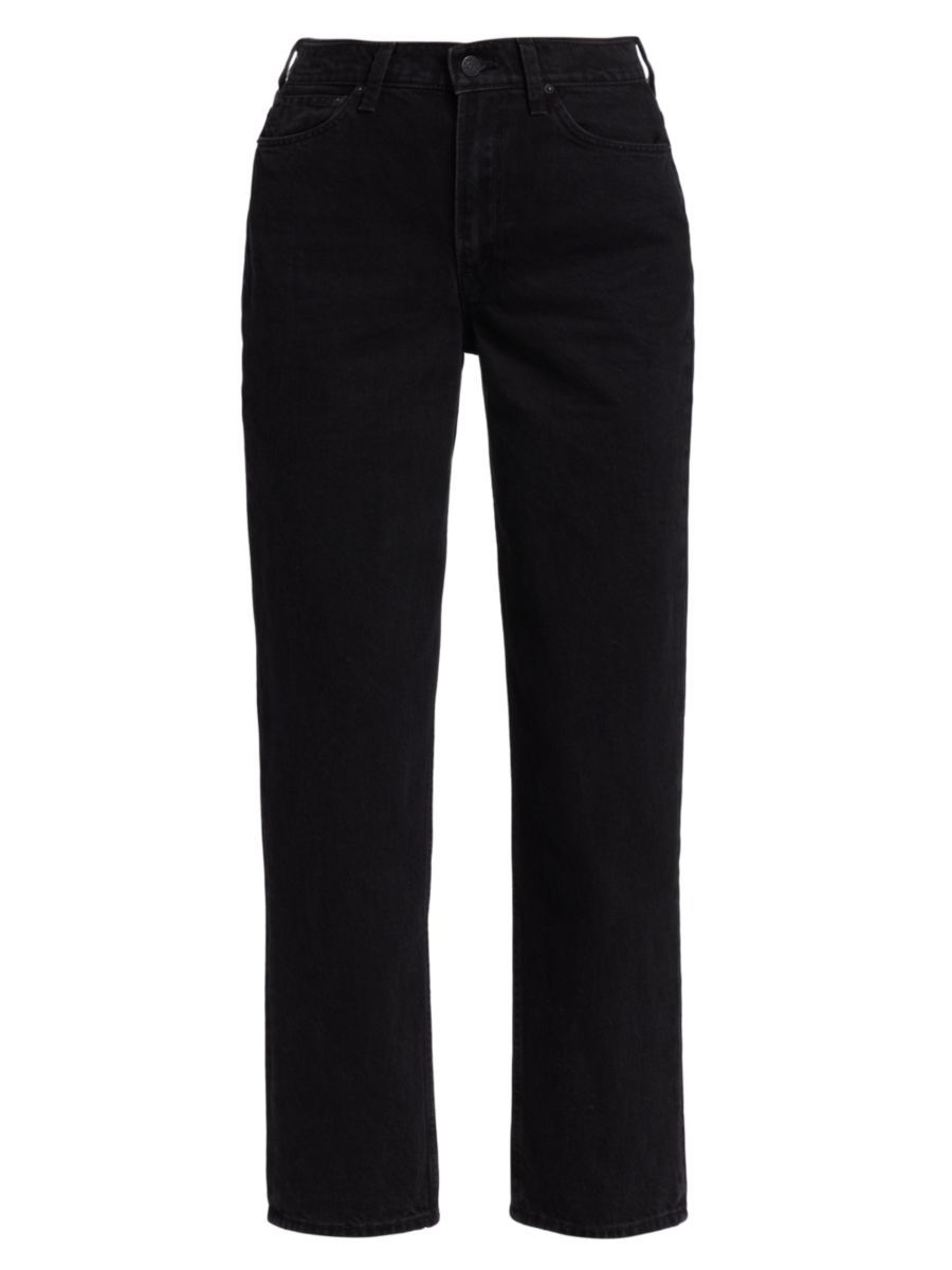 The High-Waisted Double Stack Hover Ankle Jeans | Saks Fifth Avenue