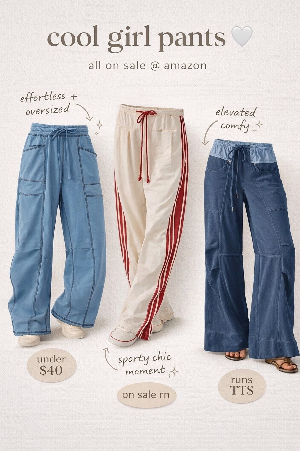 Cool girl vibe pants at Amazon 

#LTKootd #LTKSaleAlert