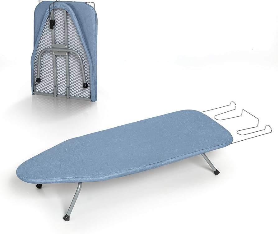 Table Top Ironing Board, RAINHOL Small Folding Iron Board Portable with Non-Slip Feet, Travel Com... | Amazon (US)
