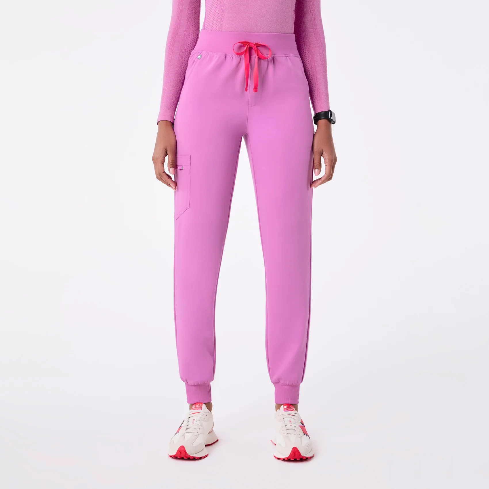 Women’s High Waisted Zamora Jogger Scrub Pants™ - Pink Cloud · FIGS | FIGS
