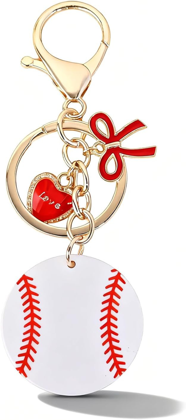 Angyape Mini Soccer Ball Keychain Baseball Keychain for Car Keys Accessories Cute Purse Bag Charm... | Amazon (US)