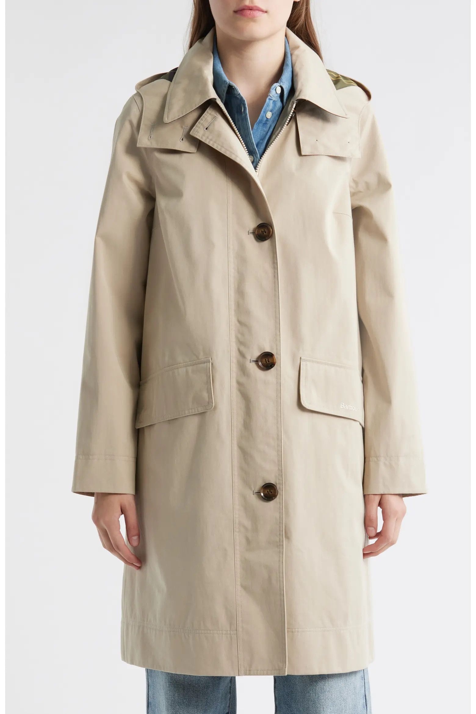 Hebrides Longline Waterproof Jacket with Removable Hood (Women) | Nordstrom | Nordstrom