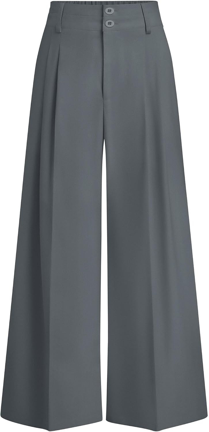 PRETTYGARDEN Women's High Waisted Wide Leg Dress Pants | Amazon (US)