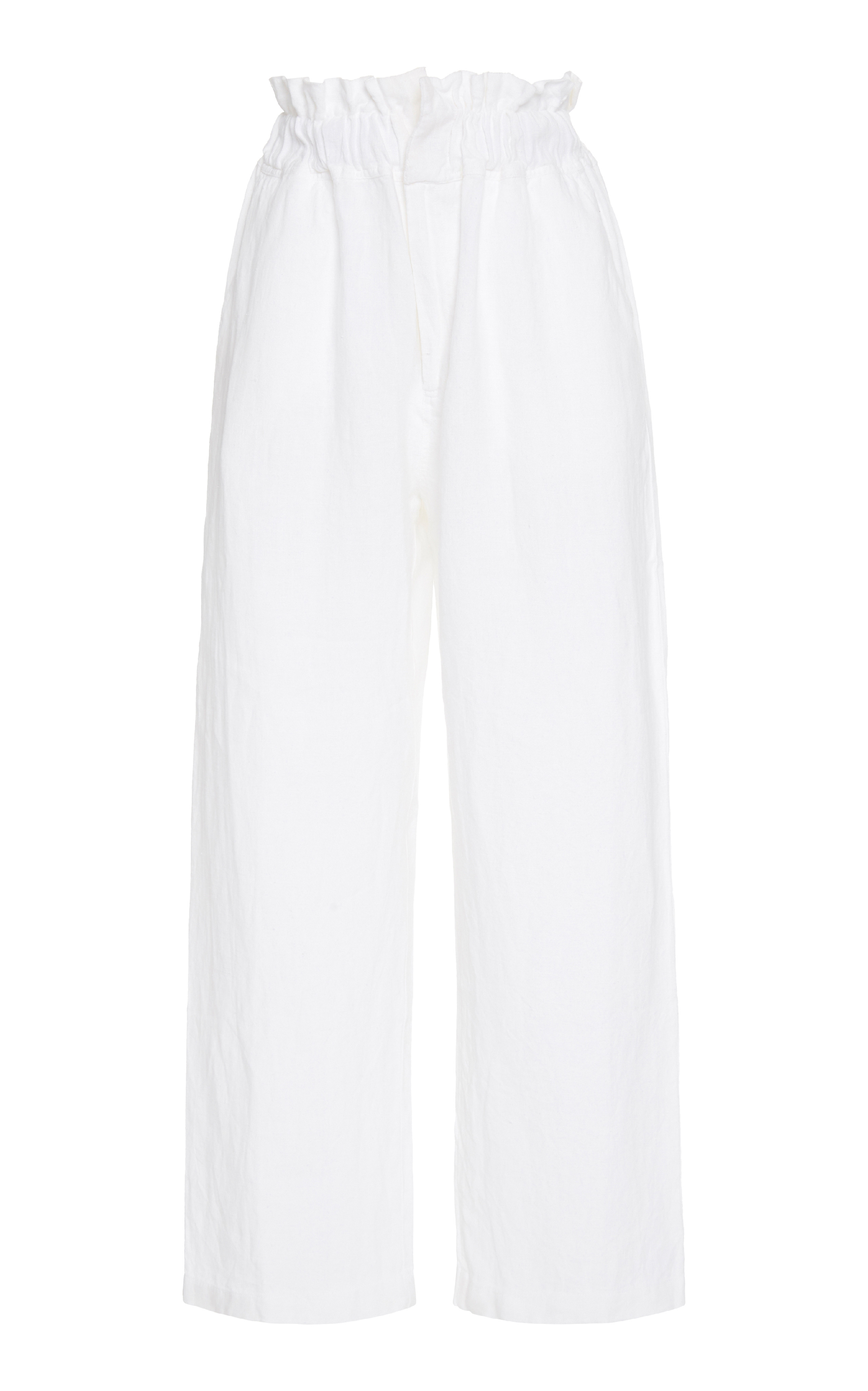 Exclusive Ducky Oversized Paperbag-Waist Linen Pants | Moda Operandi (Global)