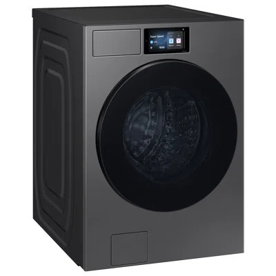 Samsung 5.3 cu. ft. Bespoke AI Ultra Capacity Front Load Washer with AI Home and AI OptiWash | Wayfair North America