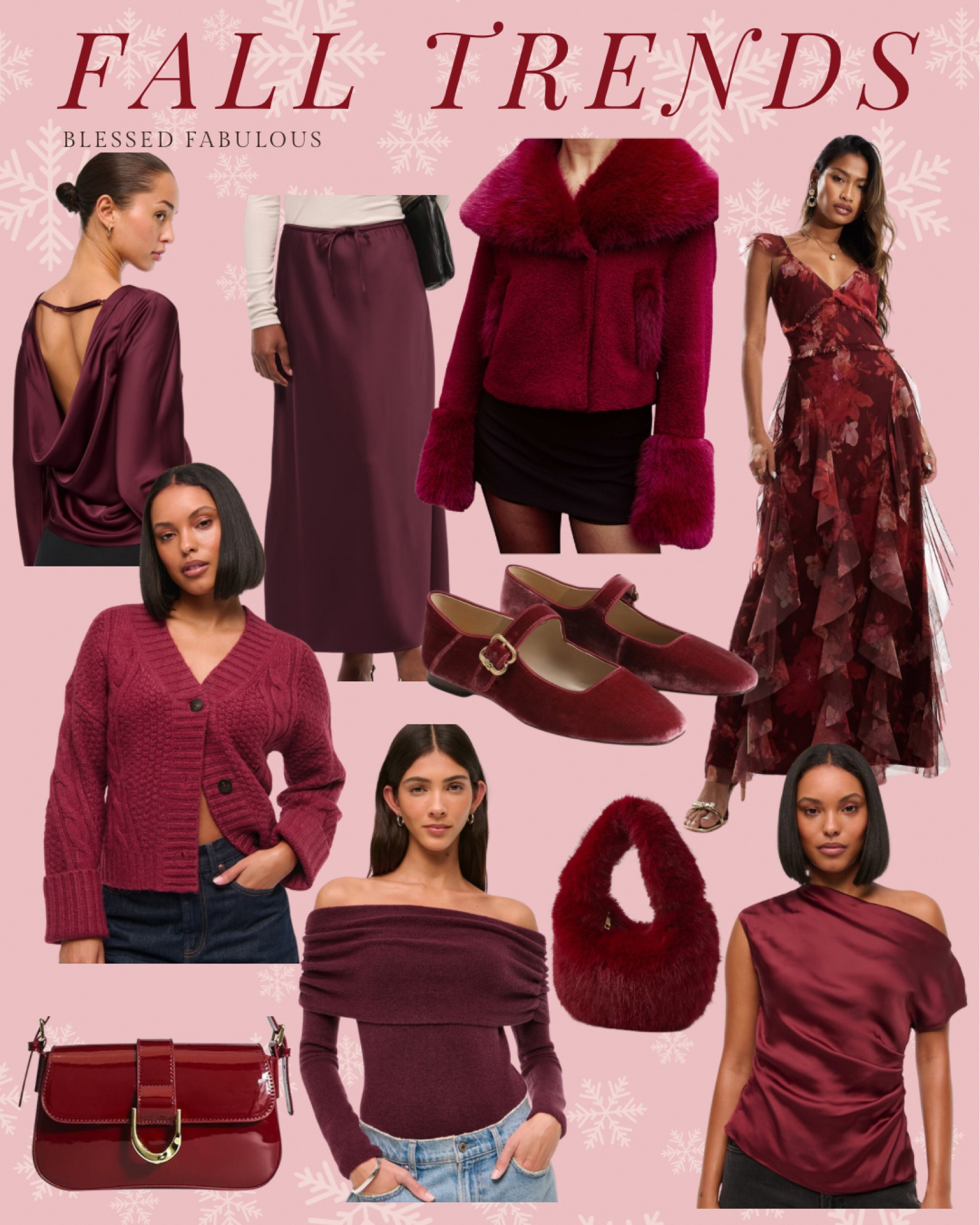 Trending color for fall: rich, warm, burgundy red ❤️ 

Shop these new arrivals from asos, Abercrombie, vici collection, aerie, and Sam Edelman!  

#LTKSeasonal #LTKParties #LTKHoliday