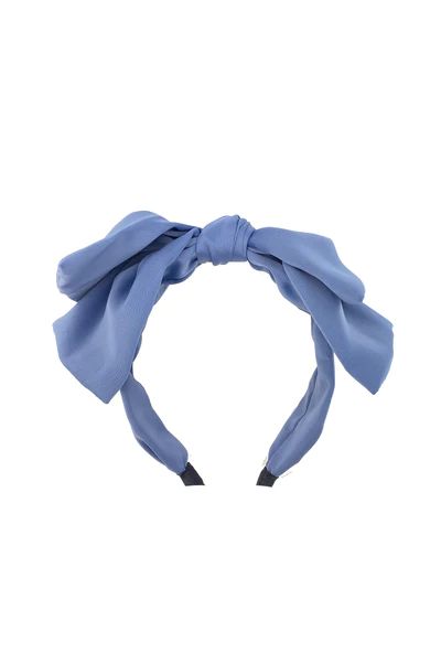 Double Bow Headband - Blue | Shop BURU