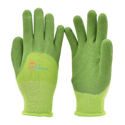 G & F Products JustForKids Nylon Gloves One Size Green Pair (2040G) | Target