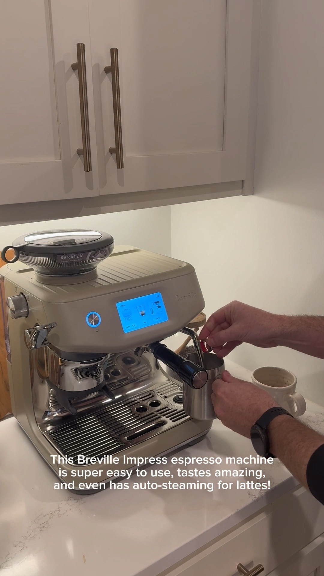 My new dream @Breville espresso machine and the coolest toaster I’ve ever seen in the @CrateandBarrel exclusive Almond Nougat colorway #CratePartner #Ad #PaidLink