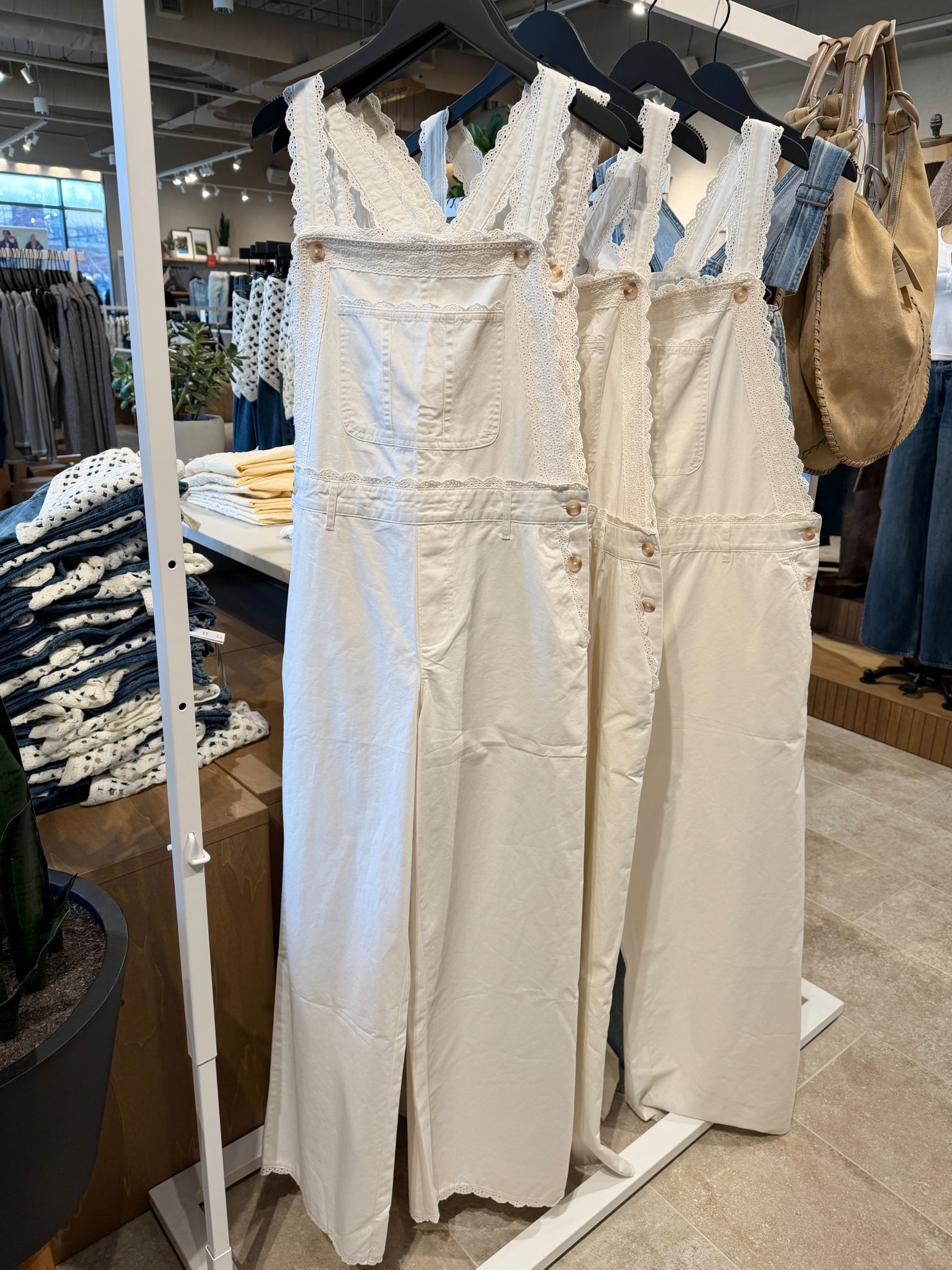 Light, breezy, and made for warm days! 🌿 This embroidered overall jumpsuit from Abercrombie & Fitch is such a fresh spring-to-summer piece. ☀️ The soft cotton feel, delicate trim, and relaxed shape make it easy but still pulled together. One of those outfits that looks styled with zero effort—just add sandals and go! 🤍 #SpringStyle #Abercrombie #SpringFashion

#LTKSaleAlert #LTKBump #LTKootd