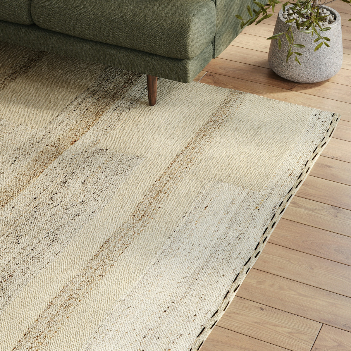 Riya 8 x 10 Performance Rug - Tonal Shapes | Article