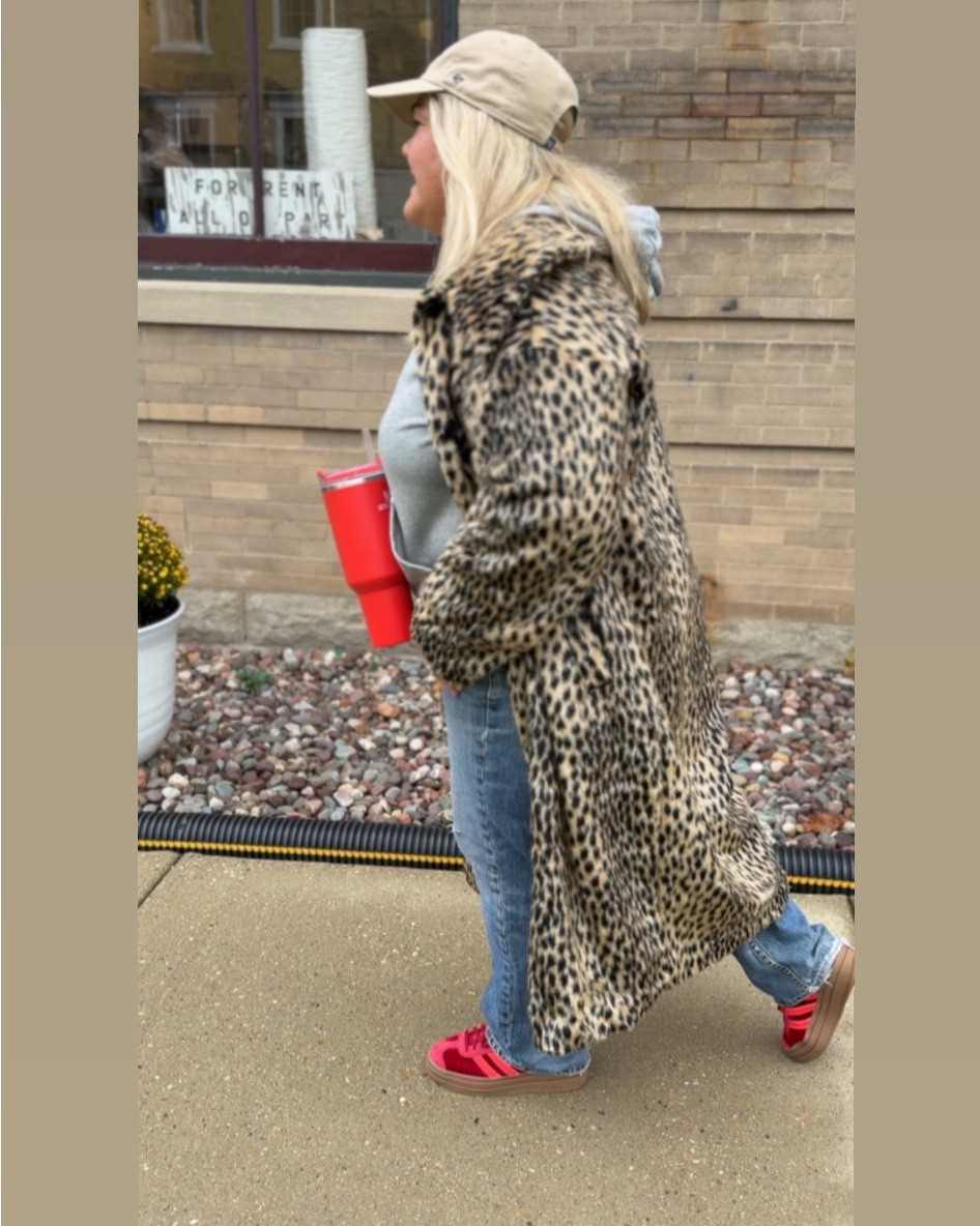 Midsize the Faux Fur Pinterest Look! Target coat is size XL and I would say runs bigger than usual on my size 14/16 body. I have linked this coat and several more! #leopardprint #fauxfur #coat 

#LTKOver40 #LTKSeasonal #LTKMidsize