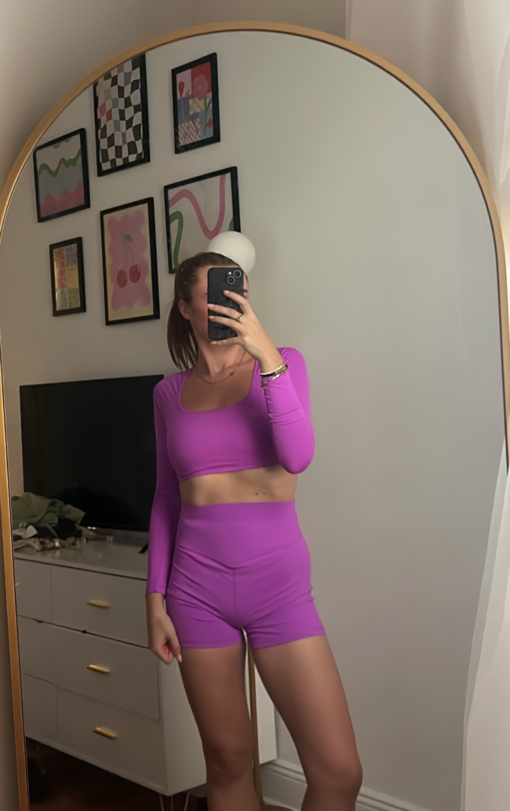 The perfect workout set for fall and this color 