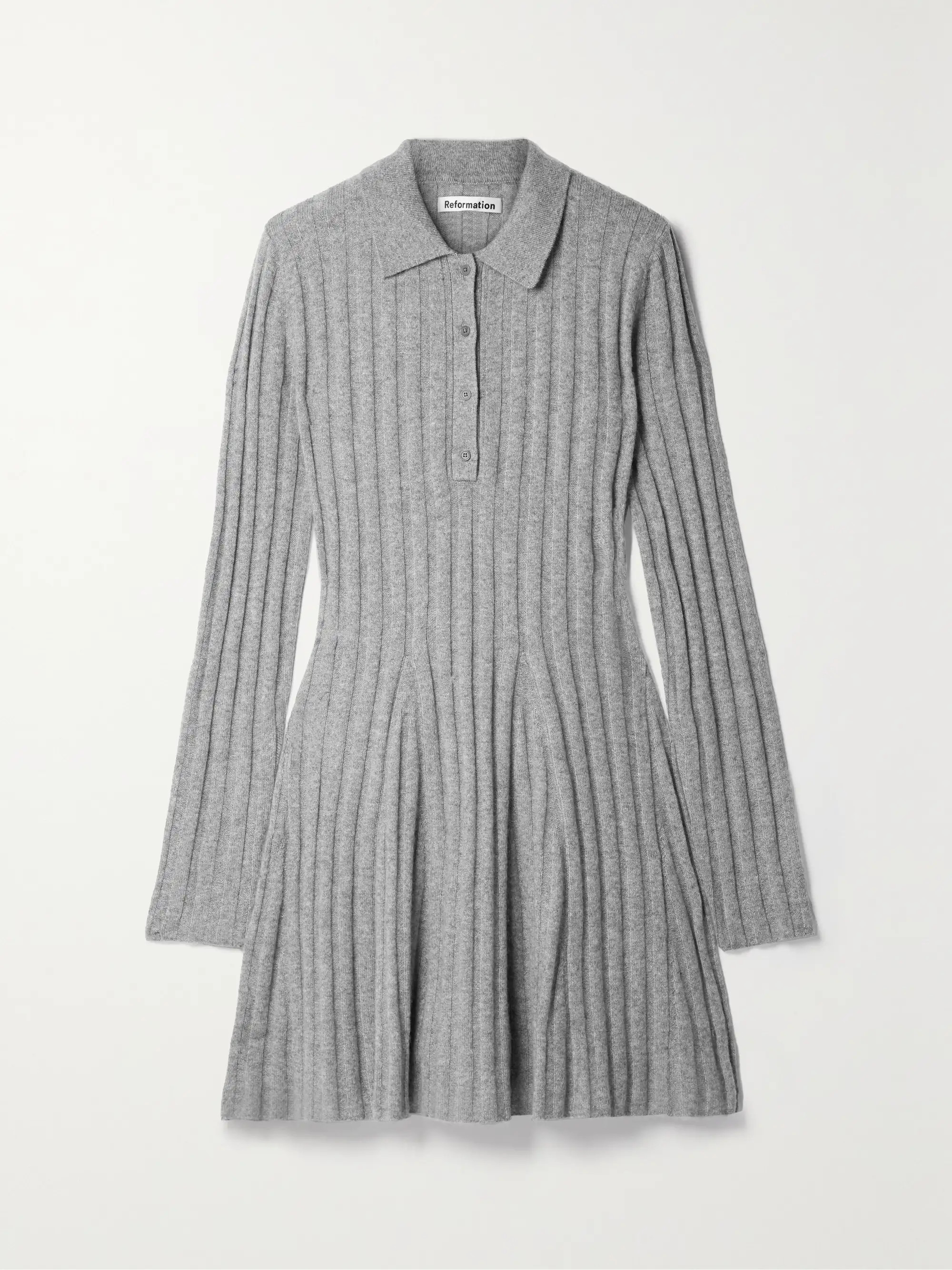 Walsh ribbed recycled cashmere mini dress | NET-A-PORTER (US)